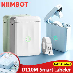 NIIMBOT D110 Upgraded Version D110M Thermal Label Printer Mini Portable Smart Label Maker With Tape for Office Home School