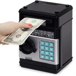 Automatic Coin-Bank Toy with Password Protection
