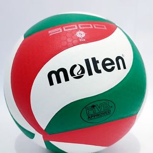 Bola Voli Molten V5M5000 Soft Touch Size 5 Jahit Gratis Adaptor Jarum Pompa