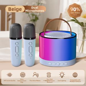 Wireless Bluetooth Integrated Microphone Speaker Set for Mobile Phone Home K-Song Childrens Small Family KTV Kit 1307