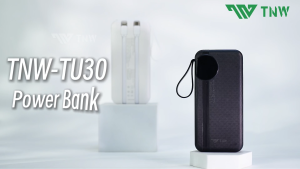 TNW TU30 20000mAh 22.5w Powerbank Built In Cable Large Capacity Fast Charging Powerbank For Travel