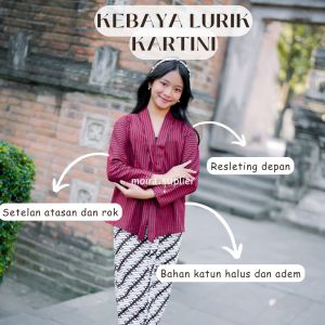 KEBAYA LURIK ENCIM BAJU ADAT JAWA SETELAN KEBAYA ANAK PEREMPUAN