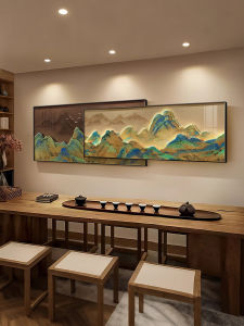 ภาพวาดตกแต่งห้องนั่งเล่นสไตล์ใหม่ ภาพวาดกำแพงพื้นหลังโซฟา ภาพวาดผ้าใบฝ้าย ภาพวาดวัสดุอื่นๆ ภาพวาดวัสดุอื่นๆ