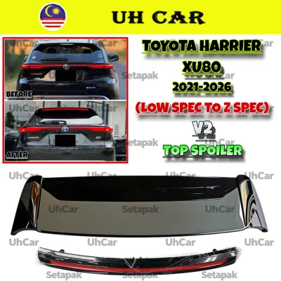 (V2) Toyota Harrier Xu80 2021-2026 Oem Led Roof Top Abs Spoiler