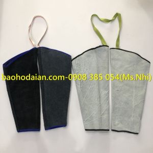 Ống tay da hàn chống tia lửa chịu nóng và cách nhiệt- Hình thật