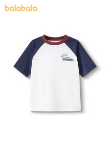 balabala Children Short Sleeve T-Shirt Boy Girl Top Pure Cotton Quick-Dry 2025 New Summer