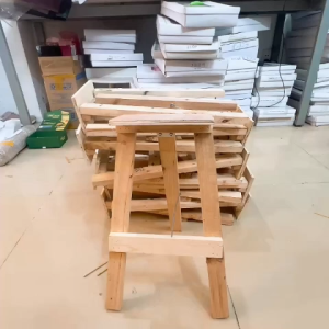 Kệ cắm hoa gỗ mini cao 40cm trang trí bàn lễ tân bàn tiệc và trong dịp khai trương