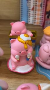 Mô hình Heo đồ ăn tượng cute trang trí bàn tiểu cảnh chậu cây dễ thương trưng bày taplo ô tô đẹp rẻ