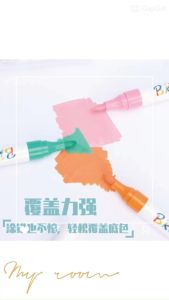 Bút Acylic 2 đầu cao cấp Chosch CS-M05. Sản phẩm thuộc phân khúc cao cấp thân bút to nhiều mực 1 đầu cứng marker và 1 đầu Brush có thể viết thu pháp và Calligraphy.