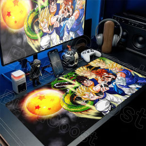 Bandai | Dragon Ball Goku Anime Rubber Mousepad Speed XXL Gamer Laptop Stitch Edge Keyboard Mat Washable Durable Office Desk Pad Boy Gift