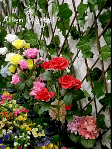 Solar Rose Light Outdoor Waterproof LED Landscape Lamp for Garden Lawn Balcony Halloween Christmas Cemetery Walkway Courtyard