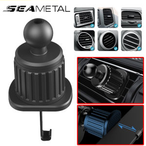 SEAMETAL Universal Car Air Vent Clip Mount 17mm Ball Head Base for Car Mobile Phone Holder Car Air Outlet Hook Car Phone Bracket Accessories