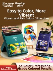 Touch mark | Student Oil Color Pencils for Anime Sketching Easy to Blend and Water Soluble