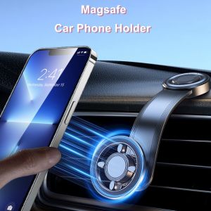 Car Dashboard Phone BracketMagnetic Car Phone Holder MountUniversal Magsafe Auto Cellphone Stand