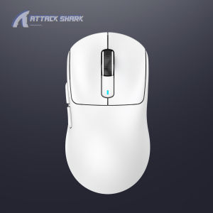 ATTACK SHARK | ATTACK SHARK X3 Wireless Gaming Mouse PAW3395 Superlight Tri-Mode Bluetooth/2.4G Wireless/Wired DPI up to 26000 200 h Battery