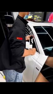 3/5 Cm Sticker Glossy Black Vinyl Wrap Window Trim Film Window Trim Door Protector Car Protectice Accessories