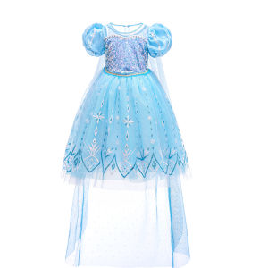 Elsa Princess Girls Summer Dress