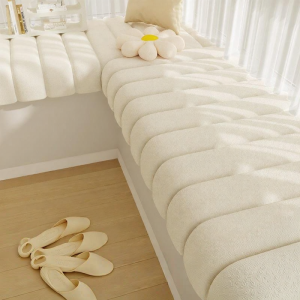 Japanese-style Creamy Windproof Window Pad Tedifur Four Seasons Universal
