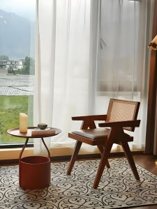 MU FENG ZHI NAN | Vintage Rattan Dining Chair