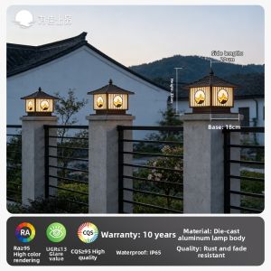 VINCAN | Solar Pillar Lamp