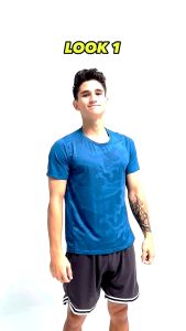 Kaos Lengan Pendek Olahraga Pria & Baju Sport Short Sleeve