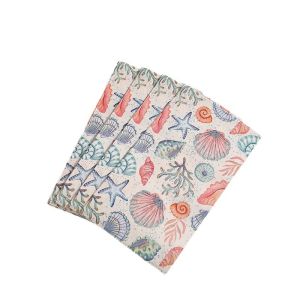 20 Sheets of 33 * 40cm 2Ply Ocean Element Starfish Shell Napkins Picnic Party Decoration Paper DIY Decoupage Paper