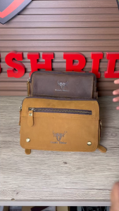 Rush Rider 3Way Use Pouch Bag Full Cow Leather Sling Bag Clutch Bag Men Chest Bag Beg Tangan Kulit Lembu Beg Pinggang Beg Sandang