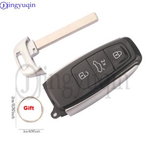 Jingyuqin 3 Buttons Xhorse XSMA8YEN MLB Remote Car Key Shell For Audi A6 A6L A7 A8 C8 Q5 Q7 Q8 R8 RS D5 E-Tron Coupe 2016-2024