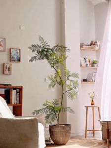 Artificial Jacaranda Plants Fake Trees and Plants Floor Plant Pots Home Decoration Large Artificial Plants