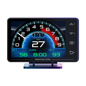 New Car OBD GPS XS LCD Gauge Turbo Boost G Value Oil Pressure Water Temp Oil Temperature Gyroscope Meter Head Up Display