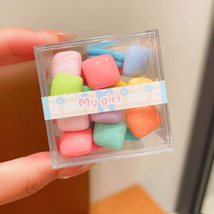 Candy Colored Towel Circle High Elasticity Hair Ties for Girls Childrens Hair Accessories Baby Hair Bands Korean Style