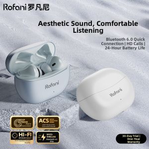 Rofani | Noise Cancellation Wireless In-Ear Headphones for Sports Gaming and Long Battery Life