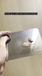 【COD】Mixing Palette Foundation Palette Fondation Alat Stainless Steel+Spatula Set Alat Pencampur Makeup Tools Box-💞Margot