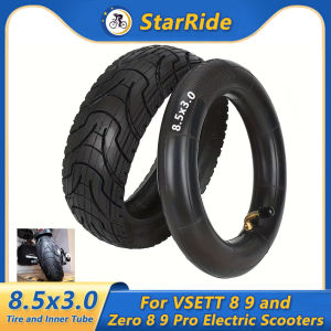 8.5x3.0 Tire and Inner Tube Suitable for VSETT 8 9/Zero 8 9 Pro Scooters Replacement Tires Parts 8 1/2x3 Inflatable Tyre Parts