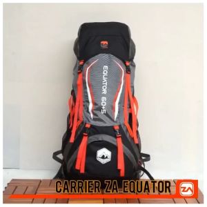 Tas Gunung Carrier Zarventure EQUATOR 60+5 liter free raincover