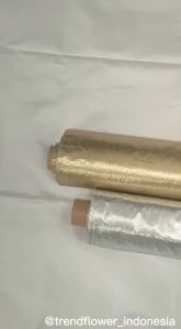 Kain Lame Emas Silver Souvenir Bahan Hampers Hiasan Gold Silver