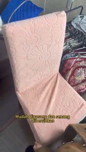 (2 Day Delivery) Skirt Chair Cover Elastic Chair Seat Cover Knitted Seat Cushion Cover Sarung Kerusi Dining Slipcovers Home Decor