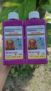 [Freeship Max] Thuốc trừ sâu DAPHAMEC 5.0EC nước trong diệt sâu nhện đỏ rệp sáp (hoạt chất Abamectin) chai 450ml_VTNN TIEN KHOA