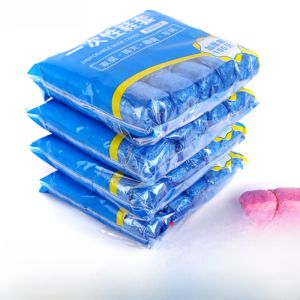 3000 Disposable Shoe Covers Indoor Thickening Plastic Waterproof Student Machine Room Foot Cover Dustproof Shoe Covers For Home