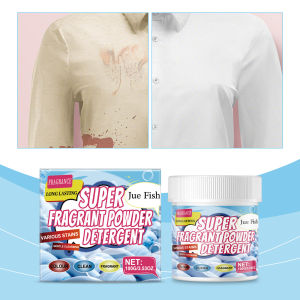 100g Laundry Detergent Powder Powerful Stain & Odor Remover Long-Lasting Freshness Fabric Care Eco-Friendly