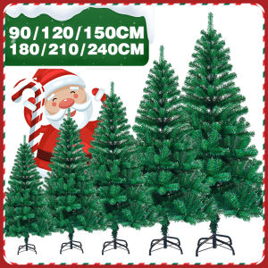 90/120/150/180/210/240cm ต้นคริสต์มาสประดับตกแต่ง ชุดวัสดุ Christmas Decoration