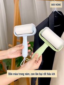 Con lăn bụi quần áo ga giường sofa loại bỏ lông mèo bản nâng cấp bám dính cao có nắp NC84