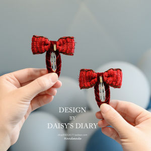 Small Fragrance Style Butterfly Knot BB Clip Childrens Forehead Bangs Side Part Hair Clip Girls Hair Accessories Headwear