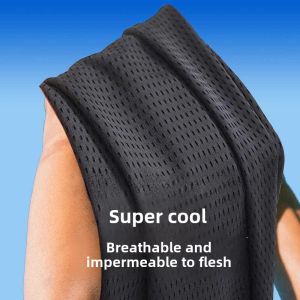 Ice Silk Cooling Pants Mens Long Trousers Summer Breathable Cool Mesh Outdoor Workwear Dirt Resistant Loose Fit Sports Pants