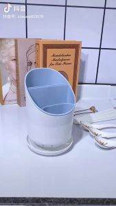 ที่ใส่ช้อน กล่องใส่ช้อน-ส้อมพร้อมกับช่องเสียบมีด สะดวก ประหยัดพื้นที่ จัดเก็บเครื่องมือห้องครัวกระเป๋าทําอาหารภาชนะ