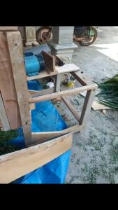 2 Mata Pisau Mesin Potong Rumput Panjang Gendong Baja Asli 40cm+AS10mm