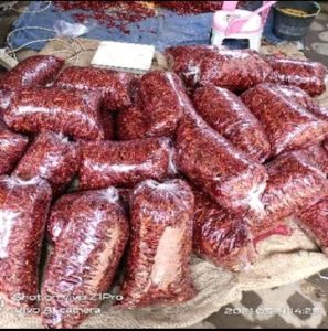 Cabe Merah Rawit Teja kering 1 KG packing import dijamin pedas tanpa tangkai