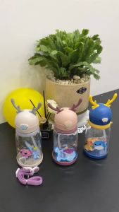 Bình Tập Uống Nước Uống Sữa Cao Cấp An Toàn Dây Đeo Tiện Lợi Cho Bé