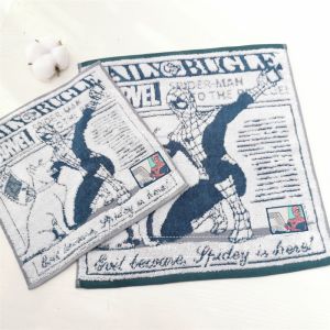 Pure Cotton No Twist 35*35 Square Towel Cartoon All Cotton Towel for Children Boys Home Fabric Square Towel/Bath Towel/Poncho