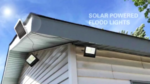 【 Garansi 30 tahun 】Lampu tenaga surya Lampu Led tenaga surya outdoor matahari Lampu sorot outdoor Solar Light 400 Watt IP67 waterproof Lampu solar cell Lampu panel surya Lampu Sorot Emergency Super Terang Dengan Panel Surya